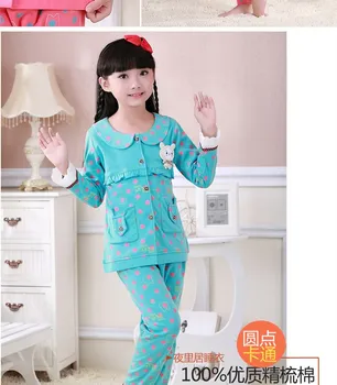 Kid spring cotton open chest Girls Pajamas Cartoon Bear peach lace children Home Furnishing suit
Kid spring cotton open chest Girls Pajamas Cartoon Bear peach lace children Home Furnishing suit