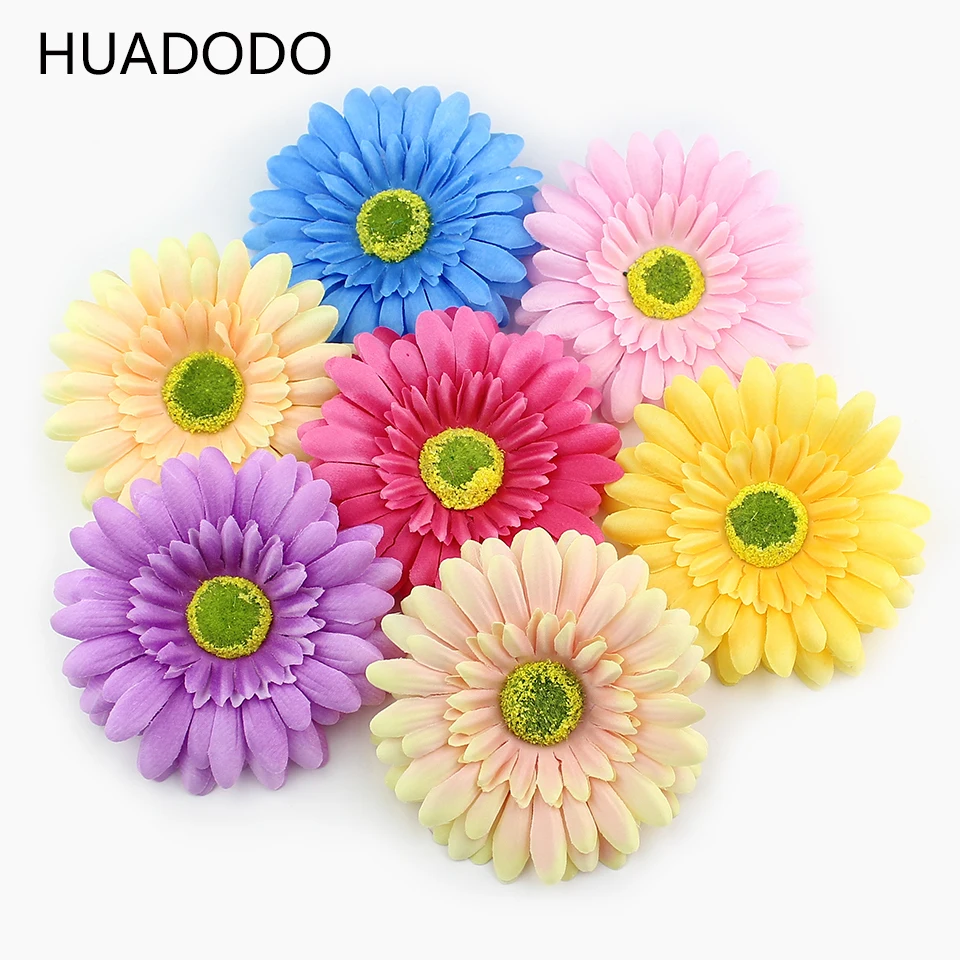 HUADODO 10cm 5pieces Gerbera flower heads silk Artificial Flowers For Home Wedding Decoration DIY Wreath Fake Flower
HUADODO 10cm 5pieces Gerbera flower heads silk Artificial Flowers For Home Wedding Decoration DIY Wreath Fake Flower
