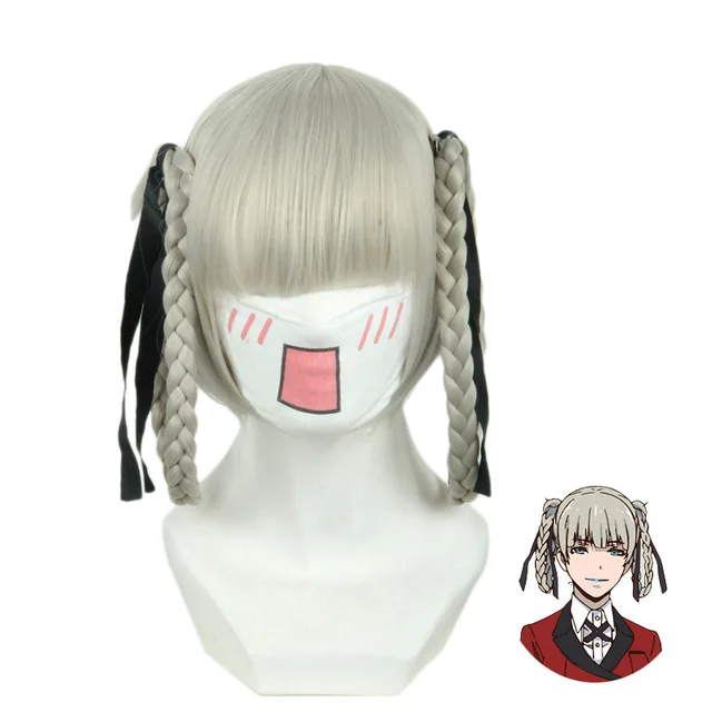 High Quality Anime Kakegurui Compulsive Gambler Momobami Kirari Cosplay Wig Heat Resistant Synthetic Hair Wigs + Wig Cap
High Quality Anime Kakegurui Compulsive Gambler Momobami Kirari Cosplay Wig Heat Resistant Synthetic Hair Wigs + Wig Cap