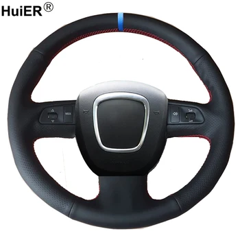 HuiER Hand Sewing Car Steering Wheel Cover For Audi A3 (8P) 2008 - 2012 2013 A4 (B8) 2008 - 2010 A5 2008 -2010 A6 (C6) 2007-2011
HuiER Hand Sewing Car Steering Wheel Cover For Audi A3 (8P) 2008 - 2012 2013 A4 (B8) 2008 - 2010 A5 2008 -2010 A6 (C6) 2007-2011