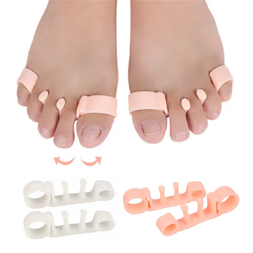 Fashion 2 Pair Foot Toes Separator Gel Toe Bunion Corrector Shield Orthopedic rehabilitation foot care pedicure tools S1
Fashion 2 Pair Foot Toes Separator Gel Toe Bunion Corrector Shield Orthopedic rehabilitation foot care pedicure tools S1