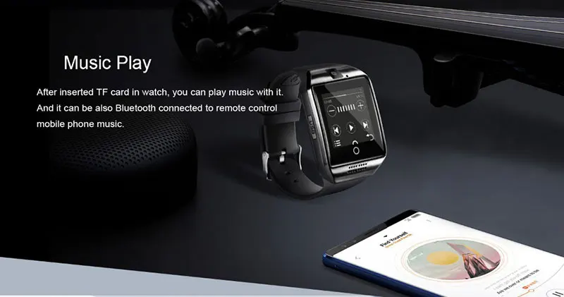 VERYFiTEK Bluetooth Smart Watch Men Women Smartwatch Q18 Relogio Support TF Sim Card Camera for Android Phone Passometer Watches (6)