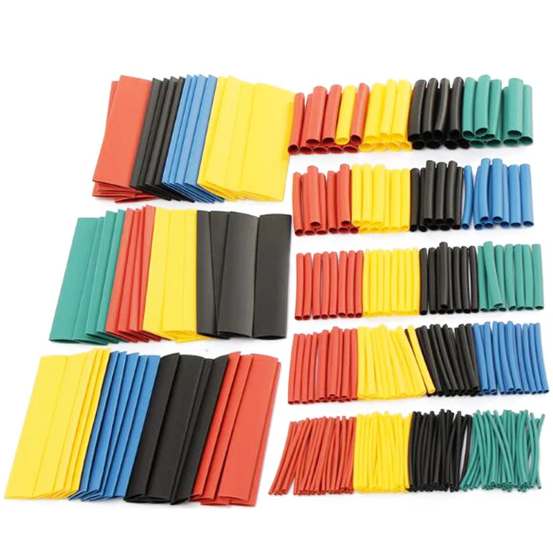 340Pcs 8 Sizes Multi Color Polyolefin 2:1 Halogen-Free Heat Shrink Tubing Tube Assortment Sleeving Wrap Tubes
340Pcs 8 Sizes Multi Color Polyolefin 2:1 Halogen-Free Heat Shrink Tubing Tube Assortment Sleeving Wrap Tubes