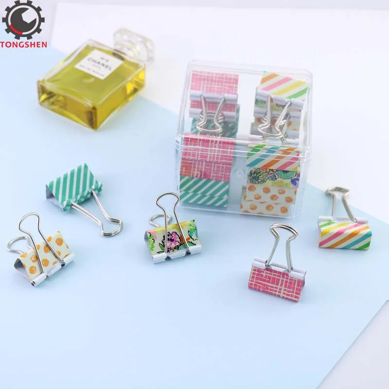 16Pcs Printed Metal Binder Clips Paper Clip Clamp Office School Binding Supplies File Organizer Paper Holder Assorted Color
16Pcs Printed Metal Binder Clips Paper Clip Clamp Office School Binding Supplies File Organizer Paper Holder Assorted Color