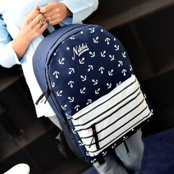 stacy bag hot new women fashion navy stripe backpack female printing canvas preppy style student bag school bag travel bag
stacy bag hot new women fashion navy stripe backpack female printing canvas preppy style student bag school bag travel bag