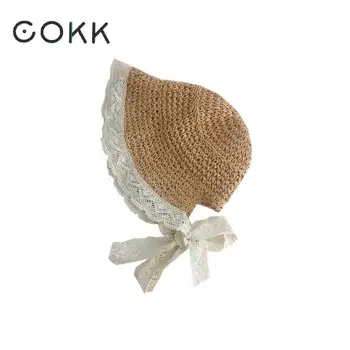 COKK Summer Hats For Girls Straw Hat With Lace Ribbon Bow Kids Baby Girl Bucket Hat Handmade Children Sun Hat Beach Vacation New
COKK Summer Hats For Girls Straw Hat With Lace Ribbon Bow Kids Baby Girl Bucket Hat Handmade Children Sun Hat Beach Vacation New