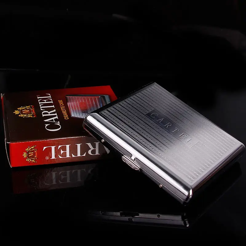 Metal Smoking Cigarette Box Case Tobacco Holder Pocket Storage Container Smoking Accessories Gift Box Pattern Random
Metal Smoking Cigarette Box Case Tobacco Holder Pocket Storage Container Smoking Accessories Gift Box Pattern Random