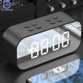 Mirror Smart Bluetooth Alarm Clock Speaker Wireless Led Night Desk Digital Clocks Support Aux Tf Usb Music Player Subwoofer
Mirror Smart Bluetooth Alarm Clock Speaker Wireless Led Night Desk Digital Clocks Support Aux Tf Usb Music Player Subwoofer