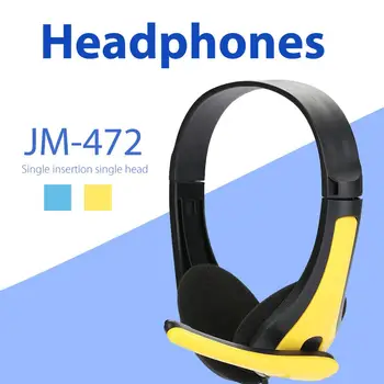 JM-472 Universal Computer Laptop PC Headphone Ergonomic Design 3.5MM Wired Playing Game Headset
JM-472 Universal Computer Laptop PC Headphone Ergonomic Design 3.5MM Wired Playing Game Headset