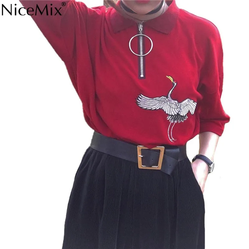 NiceMix 2019 Summer Harajuku T Shirt Women Embroidery Tops Female Vintage Half Sleeve Loose Tee Shirt Femme
NiceMix 2019 Summer Harajuku T Shirt Women Embroidery Tops Female Vintage Half Sleeve Loose Tee Shirt Femme