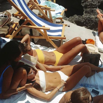 New 2018 Women Swimwear Bandage Bikini Set Push-up Padded Bra Bathing Suit Swimsuit
New 2018 Women Swimwear Bandage Bikini Set Push-up Padded Bra Bathing Suit Swimsuit