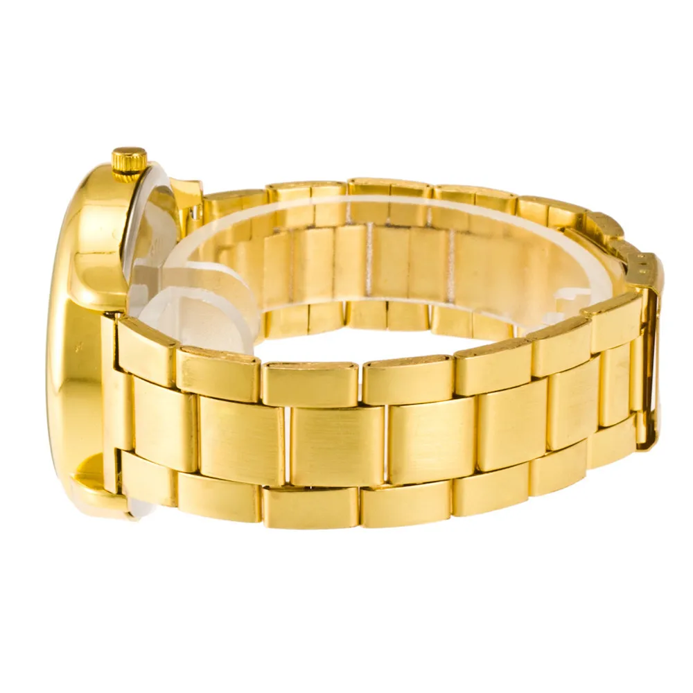 Женские часы 2020 роскошные женские золотые кварцевые из нержавеющей стали