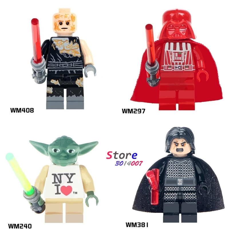50pcs Yoda New York Red Darth Vader Yoda Anakin Skywalker model building blocks bricks toys for children
50pcs Yoda New York Red Darth Vader Yoda Anakin Skywalker model building blocks bricks toys for children