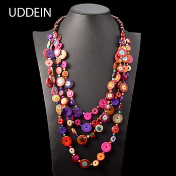 UDDEIN Bohemian ethnic necklace women multi layer wood statement long necklace & pendant vintage jewelry handmade jewellry 
UDDEIN Bohemian ethnic necklace women multi layer wood statement long necklace & pendant vintage jewelry handmade jewellry