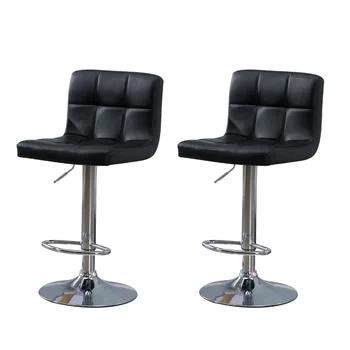 Samincom 2 Piece Modern PU Leather Swivel Adjustable Barstools Hydraulic Counter Stools Square Height Bar Stool
Samincom 2 Piece Modern PU Leather Swivel Adjustable Barstools Hydraulic Counter Stools Square Height Bar Stool
