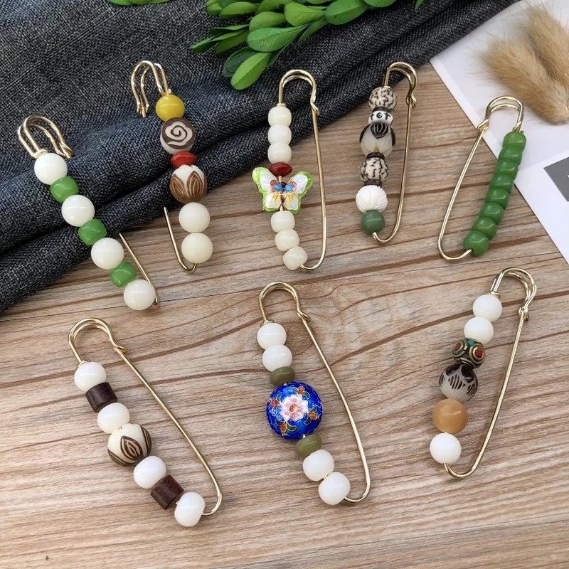 Bodhi Beads Pearl Brooch Pin Scarf Buckle Shirt Coat Cardigan Hat Big Vintage Metal Pin DIY Handmade Jewelry Brooches
Bodhi Beads Pearl Brooch Pin Scarf Buckle Shirt Coat Cardigan Hat Big Vintage Metal Pin DIY Handmade Jewelry Brooches