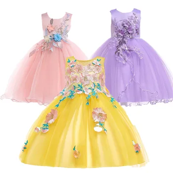 2019 Summer Appliques Kids Dresses for Girls Embroidery Girls Princess Dress Party Wedding Flower Girls Wedding Dress Vestido
2019 Summer Appliques Kids Dresses for Girls Embroidery Girls Princess Dress Party Wedding Flower Girls Wedding Dress Vestido