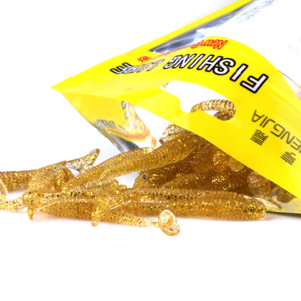 iLure 50 Pcs Soft Lure 5cm/0.6g T-Tail Fish Soft Bait Soft Baits Artificial Blackfish Striped Bass Fishing Tackles Lures Pesca
iLure 50 Pcs Soft Lure 5cm/0.6g T-Tail Fish Soft Bait Soft Baits Artificial Blackfish Striped Bass Fishing Tackles Lures Pesca
