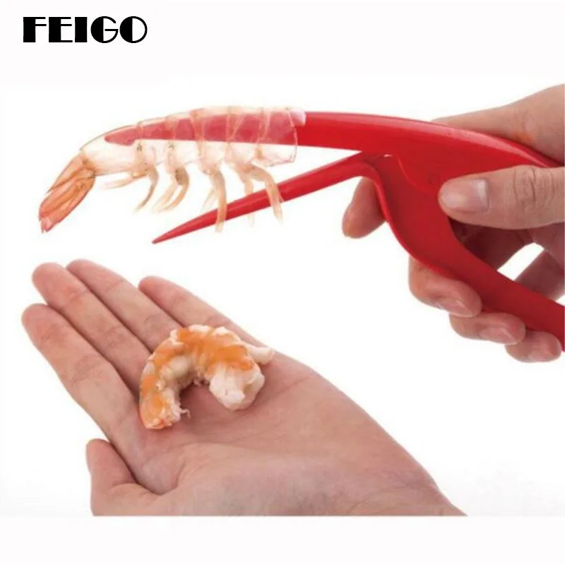 FEIGO Creative 3 Steps Quick Shrimp Peelers Peel Prawn Shell Seafood Resturant House Kitchen Easy Use Cooking Seafood Tools F582
FEIGO Creative 3 Steps Quick Shrimp Peelers Peel Prawn Shell Seafood Resturant House Kitchen Easy Use Cooking Seafood Tools F582