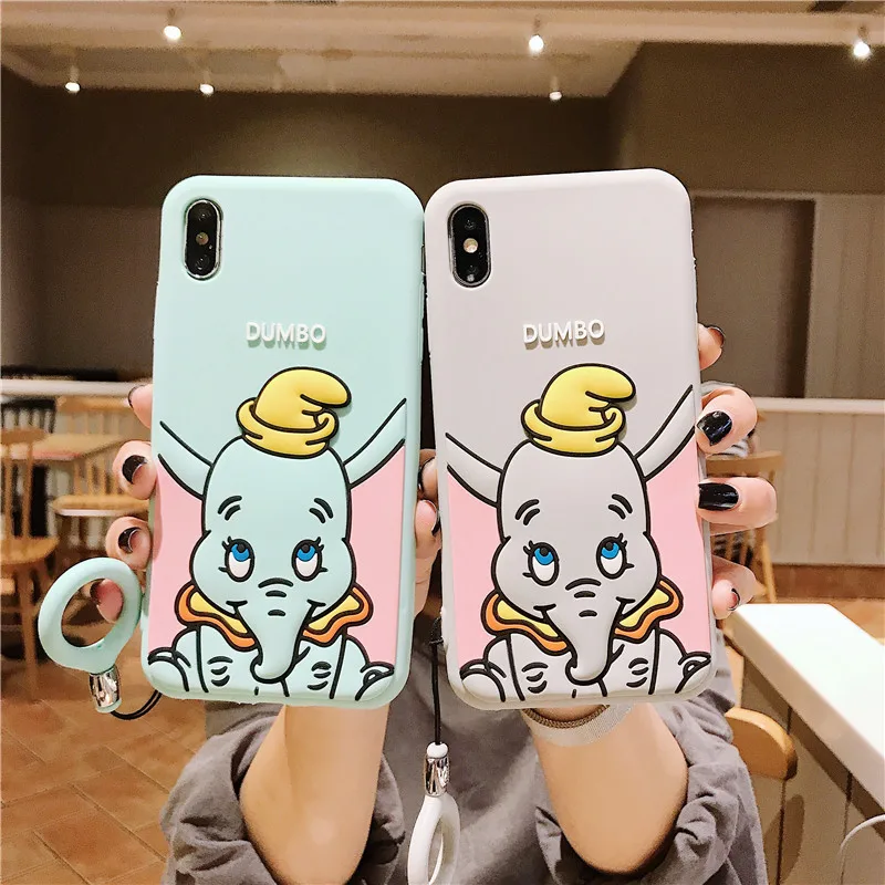 Simple Cartoon Flying Elephant Phone Case For iphone Xs MAX XR X 6 6s 7 8 plus Cute dumbo Candy Soft TPU back cover Capa
Simple Cartoon Flying Elephant Phone Case For iphone Xs MAX XR X 6 6s 7 8 plus Cute dumbo Candy Soft TPU back cover Capa
