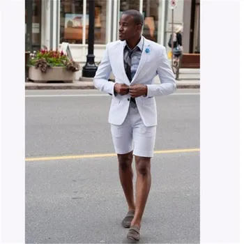 Summer Suit Costume Homme With Short Pant Terno Groom Tuxedos Summer Mens Wedding Suits Dress Blazer 2 pieces(Jacket+Pants+Tie)
Summer Suit Costume Homme With Short Pant Terno Groom Tuxedos Summer Mens Wedding Suits Dress Blazer 2 pieces(Jacket+Pants+Tie)