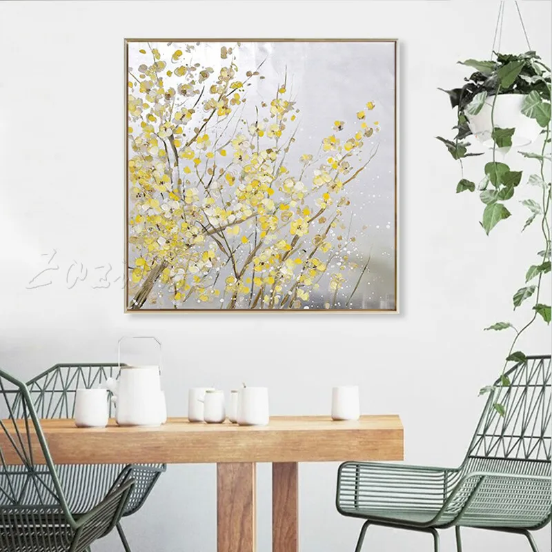 Canvas oil painting caudros decoracion palette knife texture acrylic yellow flower Wall art Picture For Living Room Home Decor88
Canvas oil painting caudros decoracion palette knife texture acrylic yellow flower Wall art Picture For Living Room Home Decor88