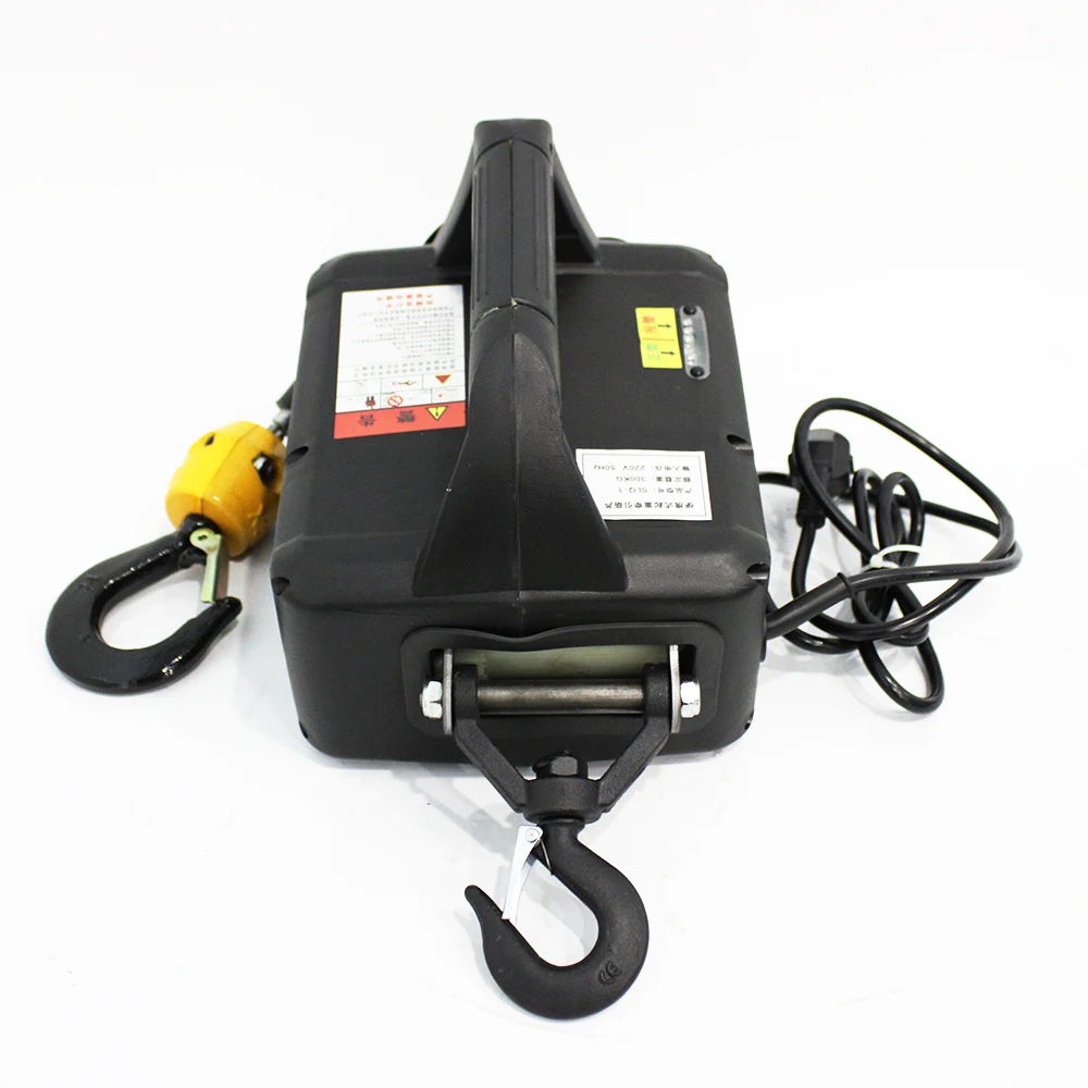 200KG Electric hoist Portable electric hand winch traction block electric steel wire rope lifting hoist towing rope 220V/110V
200KG Electric hoist Portable electric hand winch traction block electric steel wire rope lifting hoist towing rope 220V/110V