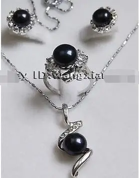 Free Shipping>>new hot Genuine Black Akoya Cultured pearl Earrings /Ring / Necklace Pendant Set AAA G6
Free Shipping>>new hot Genuine Black Akoya Cultured pearl Earrings /Ring / Necklace Pendant Set AAA G6