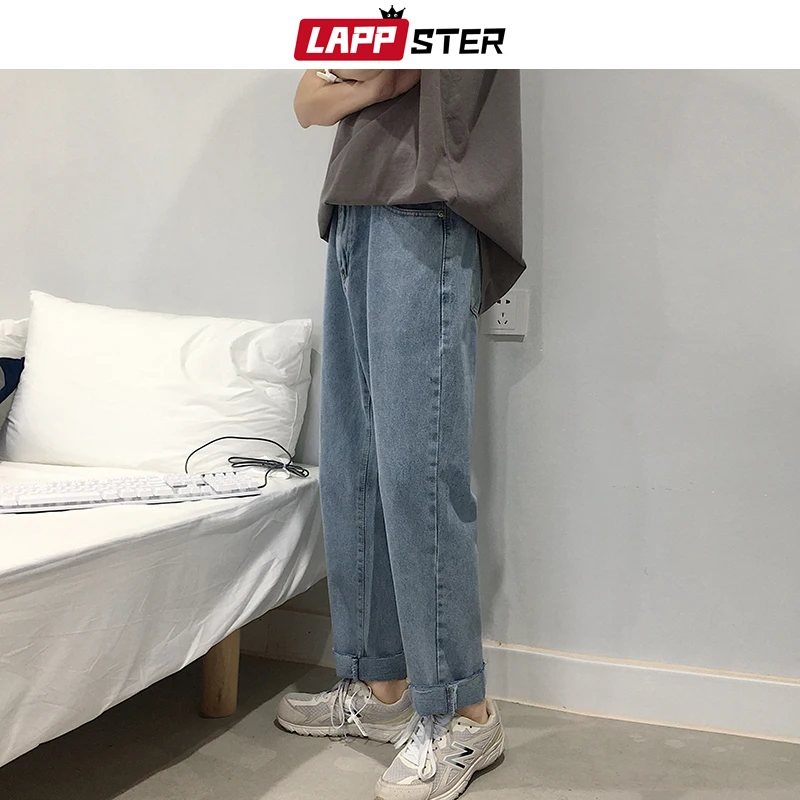 LAPPSTER Men Korean Fashions Jeans Harem Pants 2019 Summer Streetwaer Hip Hop Loose Denim Jeans Mens Straight Blue Trousers 2XL
LAPPSTER Men Korean Fashions Jeans Harem Pants 2019 Summer Streetwaer Hip Hop Loose Denim Jeans Mens Straight Blue Trousers 2XL