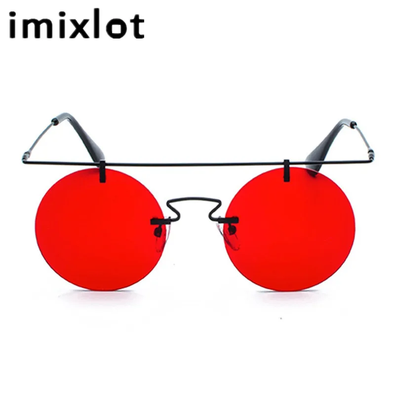 IMIXLOT Vintage Steampunk Sunglasses Men Round Sunglasses Women Brand Design Metal Frame Twin-Beams Glasses
IMIXLOT Vintage Steampunk Sunglasses Men Round Sunglasses Women Brand Design Metal Frame Twin-Beams Glasses