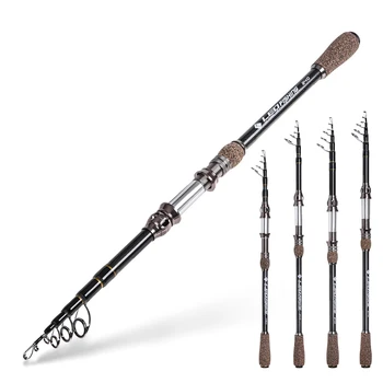 Telescopic Carbon Fishing Rod 1.8m / 2.1m / 2.4m / 2.7m Ultralight Travel Sea Fishing Rod Pole with Cork Handle
Telescopic Carbon Fishing Rod 1.8m / 2.1m / 2.4m / 2.7m Ultralight Travel Sea Fishing Rod Pole with Cork Handle