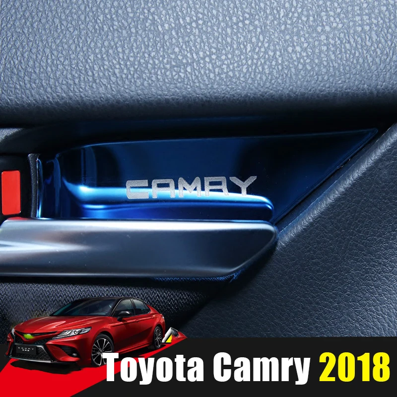 Stainless Steel Car Inner Door Bowl Covers Trims Sticker interior moulding For Toyota Camry 2018 2019 Accessories
Stainless Steel Car Inner Door Bowl Covers Trims Sticker interior moulding For Toyota Camry 2018 2019 Accessories