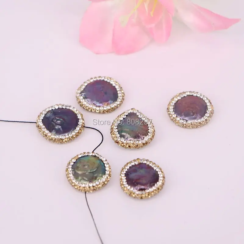 New Style DIY 10pcs Nature Pearl Spacer Loose Beads,With Crystal Rhinestone Paved Connector Bead For Jewelry Making
New Style DIY 10pcs Nature Pearl Spacer Loose Beads,With Crystal Rhinestone Paved Connector Bead For Jewelry Making