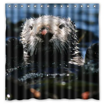 72"x72" Waterproof Shower Curtain Bathroom Curtain Sea Otter Eco-Friendly Bath Curtains Welcome Custom
72"x72" Waterproof Shower Curtain Bathroom Curtain Sea Otter Eco-Friendly Bath Curtains Welcome Custom