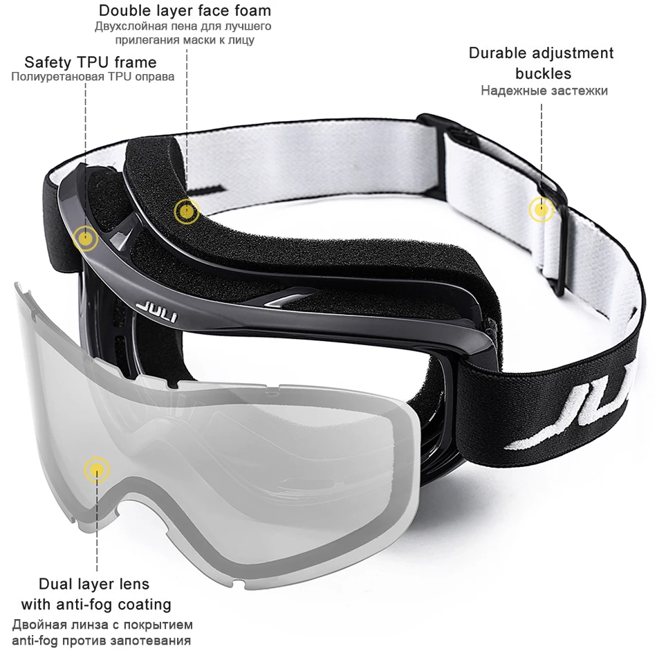 snowmobile goggles over glasses