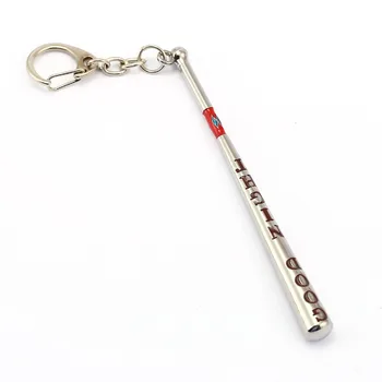 12pcs/lot Suicide Squad Baseball Bat Keychain Harley Quinn Key Rings Holder For Gift Chaveiro Car Key Chain Jewelry Men Souvenir
12pcs/lot Suicide Squad Baseball Bat Keychain Harley Quinn Key Rings Holder For Gift Chaveiro Car Key Chain Jewelry Men Souvenir