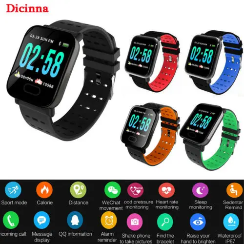 Smart Watch Fitness Activity Tracker Women Men Kids For Android iOS Blood Pressure Heart Rate Monitor Waterproof Wristbands
Smart Watch Fitness Activity Tracker Women Men Kids For Android iOS Blood Pressure Heart Rate Monitor Waterproof Wristbands