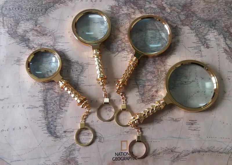 Retail & Wholesale vintage brand Gold 8X 7X 6X 5X magnifier monocle magnifying glasses DIY Sewing Needlework
Retail & Wholesale vintage brand Gold 8X 7X 6X 5X magnifier monocle magnifying glasses DIY Sewing Needlework