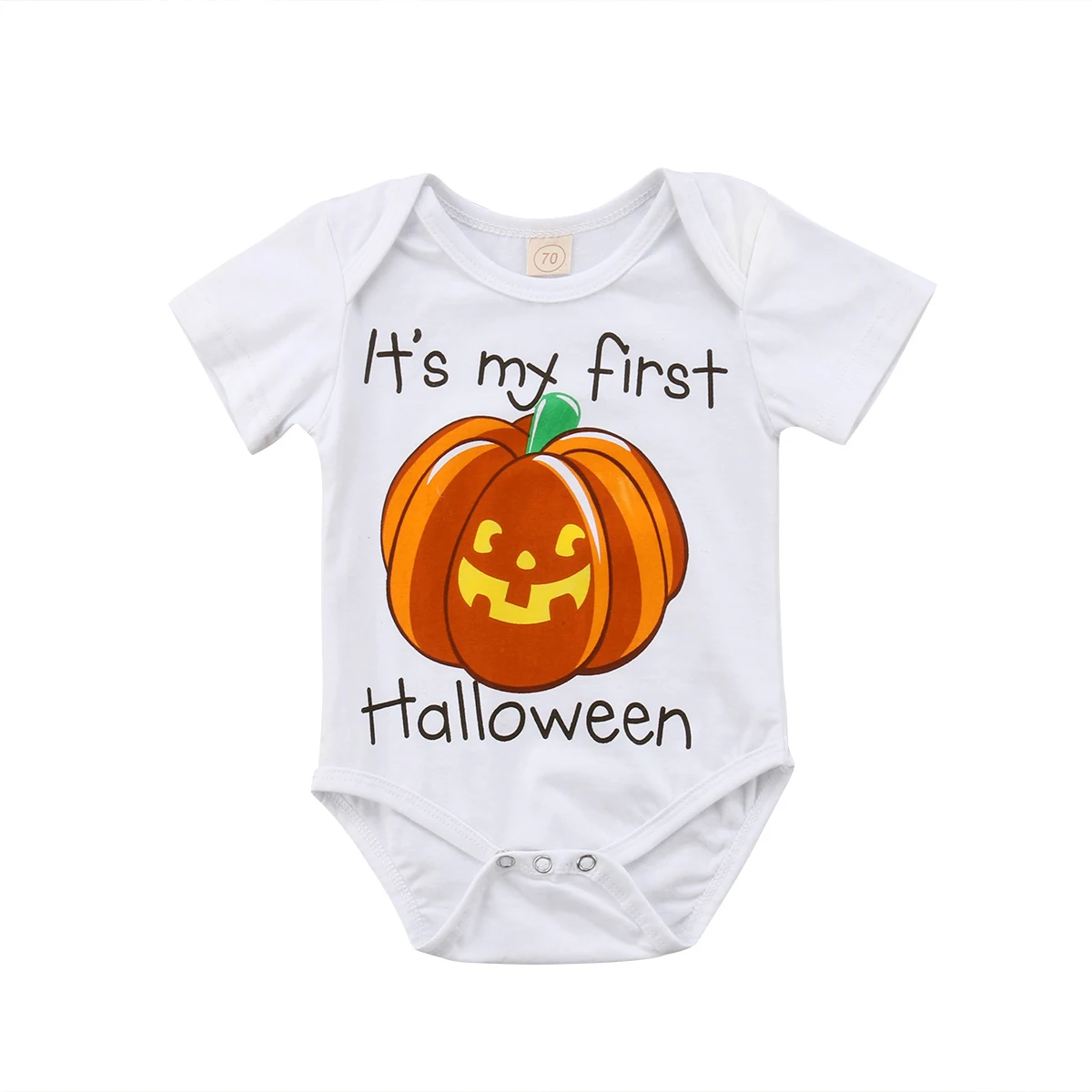 Brand New Pumpkin Halloween Infant Baby Boy Girl Bodysuits Short Sleeve Letter White Jumpsuits Outfit 0-18M Summer Clothes
Brand New Pumpkin Halloween Infant Baby Boy Girl Bodysuits Short Sleeve Letter White Jumpsuits Outfit 0-18M Summer Clothes