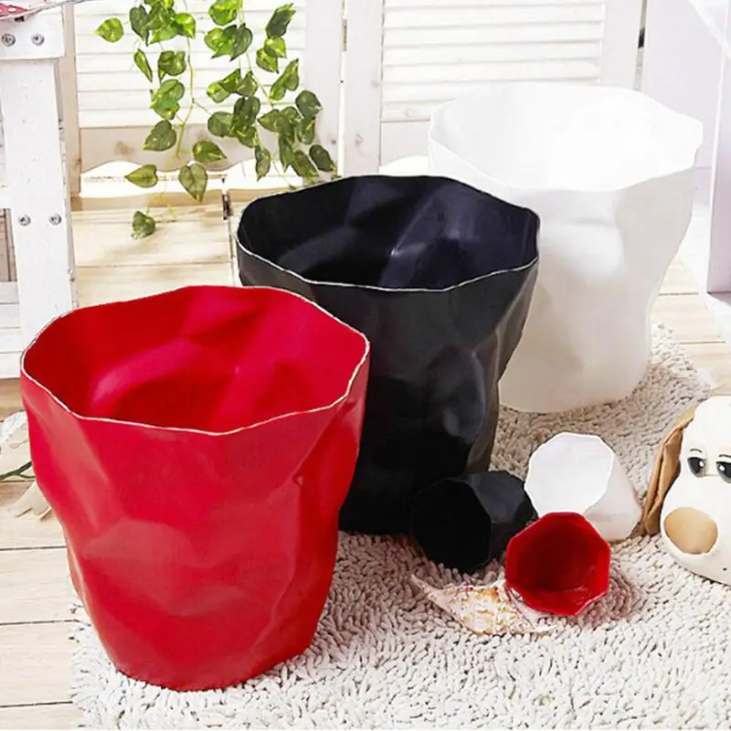 Creative Fold Trash Can Waste Bins Household Living Room Bedroom Lidless Plastic Paper Basket Kitchen Simple Garbage Can
Creative Fold Trash Can Waste Bins Household Living Room Bedroom Lidless Plastic Paper Basket Kitchen Simple Garbage Can