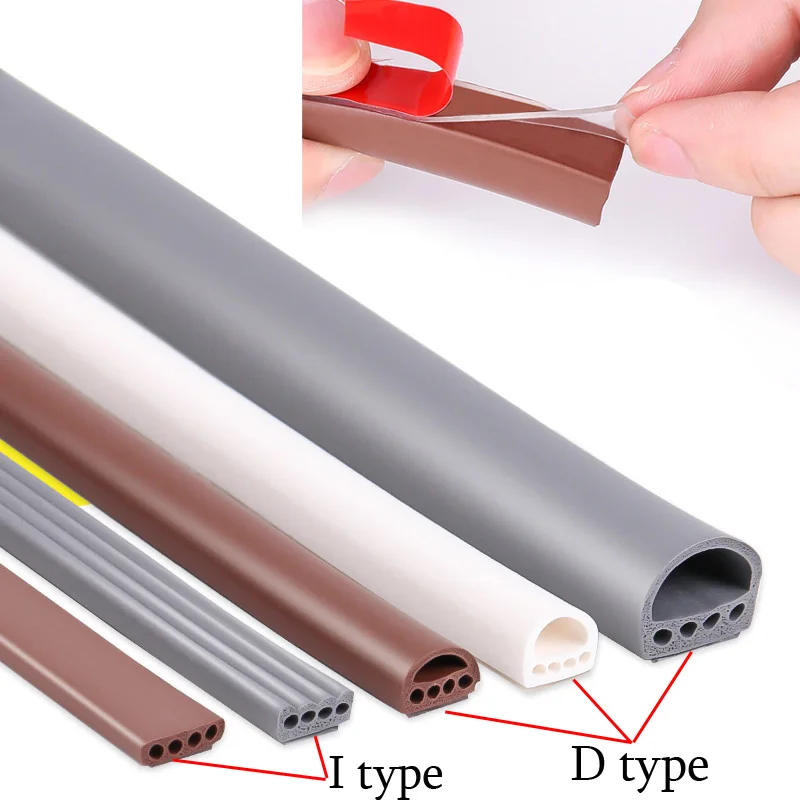 6M/lot I-D Type Silicone Rubber Sealing Strip For Door / Window Sound Insulating Strip Self-adhesive Tape Window Insulation Seal 
6M/lot I-D Type Silicone Rubber Sealing Strip For Door / Window Sound Insulating Strip Self-adhesive Tape Window Insulation Seal