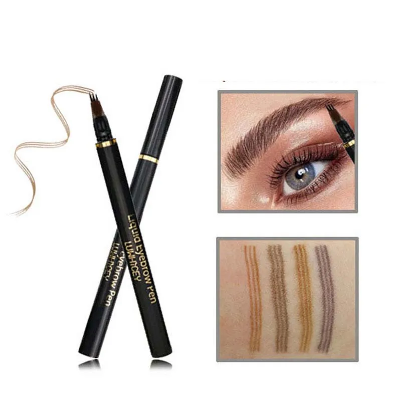 Hot Professional Microblading Eyebrow Pen Waterproof Fork Tip Long Lasting Fine Sketch Liquid Eybrow Tattoo Pencil 4 Colors
Hot Professional Microblading Eyebrow Pen Waterproof Fork Tip Long Lasting Fine Sketch Liquid Eybrow Tattoo Pencil 4 Colors