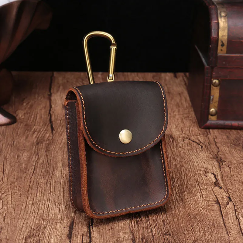 Men Retro Genuine Leather Lighter Cigarette Case Belt Loop Waist Packs First Layer Cowhide Wear Resistant Hook Belt Clip Gifts
Men Retro Genuine Leather Lighter Cigarette Case Belt Loop Waist Packs First Layer Cowhide Wear Resistant Hook Belt Clip Gifts