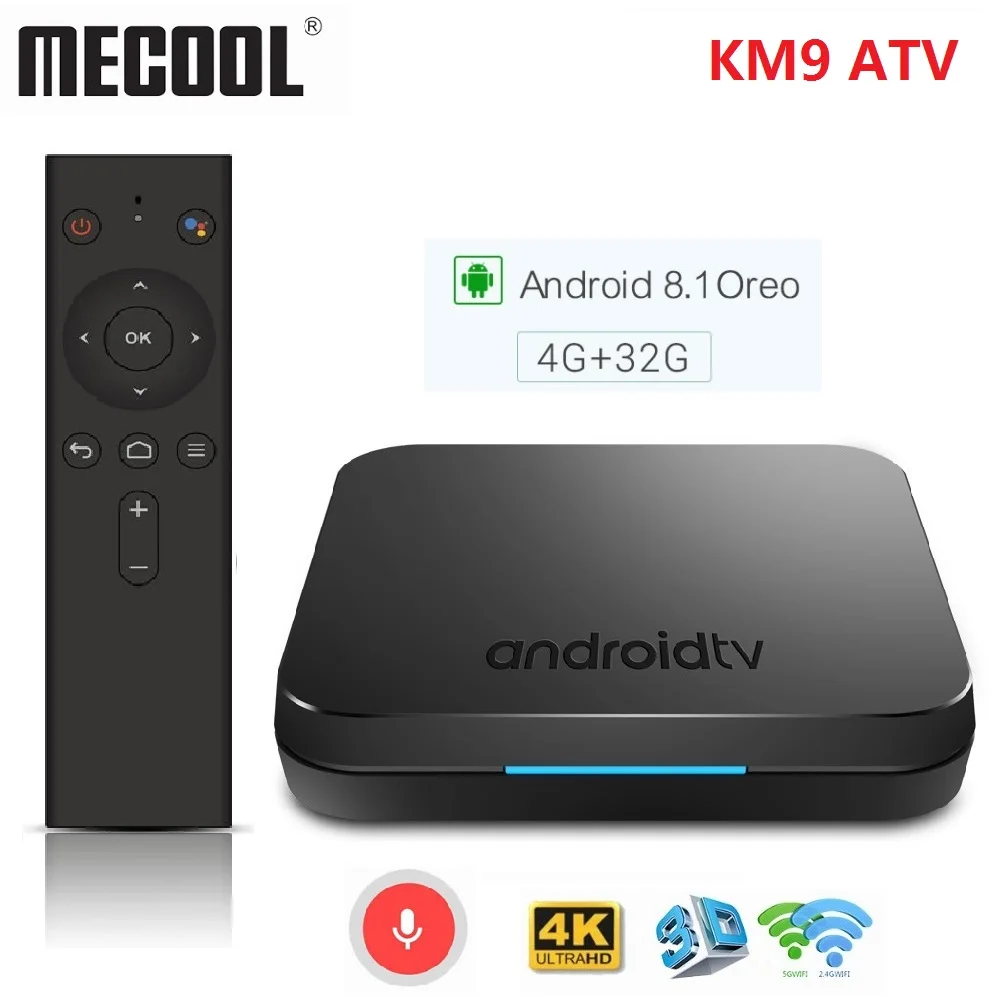 Mecool KM9 ATV 4G 32G Android 8.1 TV Box Amlogic S905X2 Voice Input USB3.0 Smart 4K Set Top Box 2.4G/5G Dual WIFI BT4.1 TVBox
Mecool KM9 ATV 4G 32G Android 8.1 TV Box Amlogic S905X2 Voice Input USB3.0 Smart 4K Set Top Box 2.4G/5G Dual WIFI BT4.1 TVBox