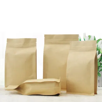 16x26cm Thick Zip Lock Kraft Paper Bag Ziplock Stand Up Kraft Package Bags with Tear Notch Food storage packaging bags tea pouch
16x26cm Thick Zip Lock Kraft Paper Bag Ziplock Stand Up Kraft Package Bags with Tear Notch Food storage packaging bags tea pouch