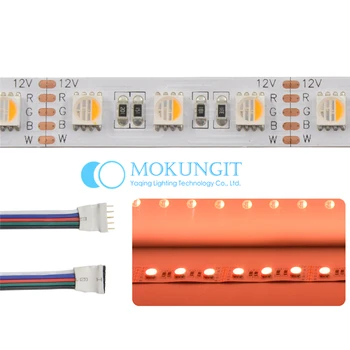 Mokungit DC12V 24V 5050 SMD Led Strip Light RGBW RGBWW 4 Colors in 1 Chip Waterproof Flexible RGB + White Warm White decoration
Mokungit DC12V 24V 5050 SMD Led Strip Light RGBW RGBWW 4 Colors in 1 Chip Waterproof Flexible RGB + White Warm White decoration
