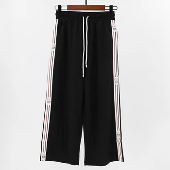 MNOGCC 2019 Spring and Summer New Ladies'Sports and Leisure Slim Broad-legged Pants
MNOGCC 2019 Spring and Summer New Ladies'Sports and Leisure Slim Broad-legged Pants
