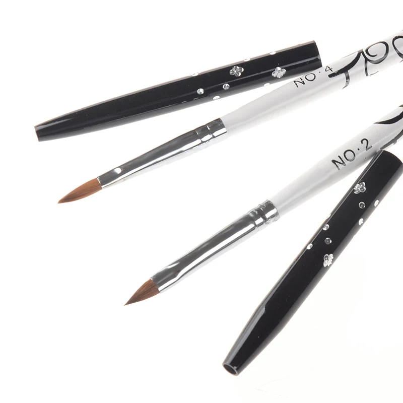 Detachable Nail Art Acrylic Kolinsky Sable Brush No. 2/4/6/8/10 Builder Carving Pen Brush Liquid Powder DIY Beauty Nail Drawing
Detachable Nail Art Acrylic Kolinsky Sable Brush No. 2/4/6/8/10 Builder Carving Pen Brush Liquid Powder DIY Beauty Nail Drawing