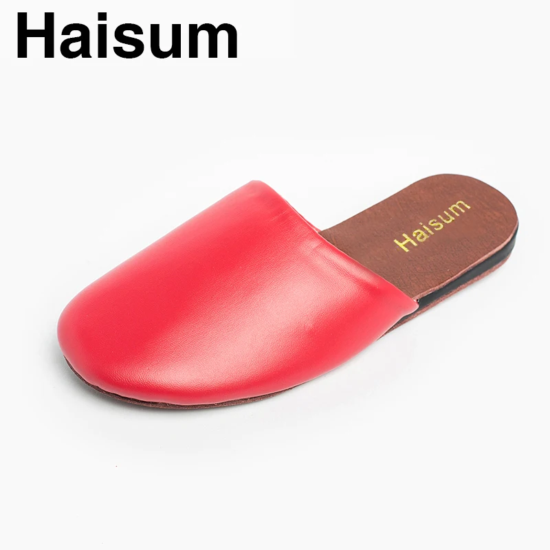 Ladies Slippers Spring And Autumn Pu Leather Home Indoor Non - Slip Thermal Slippers 2018 New Hot Haisum Tb002
Ladies Slippers Spring And Autumn Pu Leather Home Indoor Non - Slip Thermal Slippers 2018 New Hot Haisum Tb002
