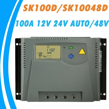 100A Solar Charge Controller 12V 24V Auto or 48V Solar LCD Regulator Simple Button Operation for Bulk Absorption Float Equalized
100A Solar Charge Controller 12V 24V Auto or 48V Solar LCD Regulator Simple Button Operation for Bulk Absorption Float Equalized